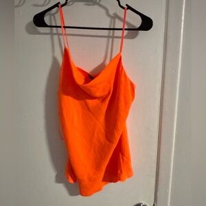 F&F Orange Satin Cami Top – Size US 10 
(517)